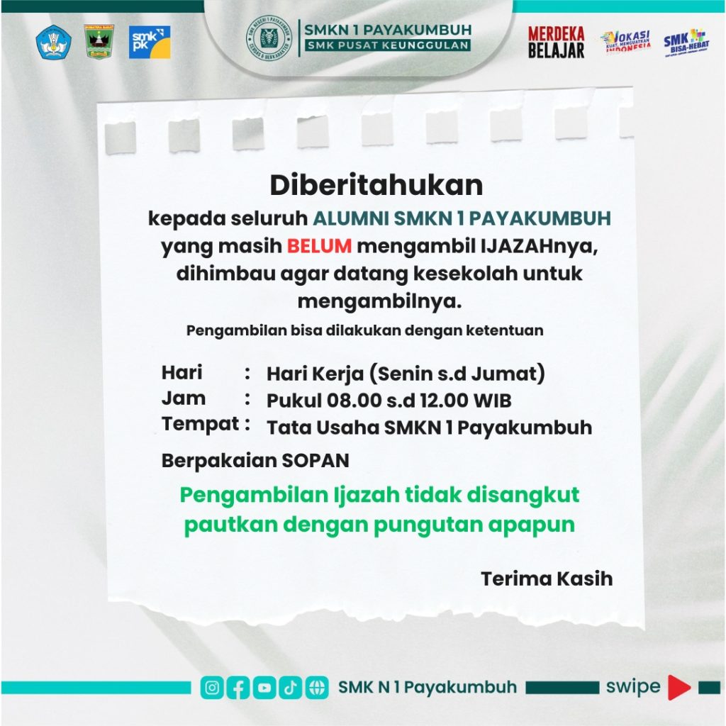 Himbauan Pengambilan Ijazah